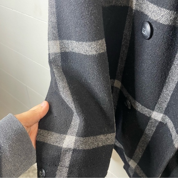 Gap | Wool Blend Button Front Pea Coat Size Medium - Picture 5 of 8